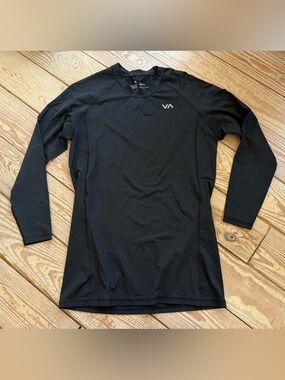 RVCA Mens VA Sport Long Sleeve Compression Training Rashguard size xl